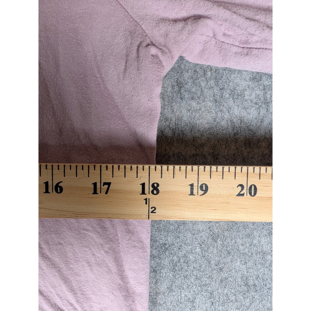 The North Face Womens Long Sleeve Pocket T-Shirt Mauve Pink Crew Neck 3764 - Picture 8 of 9